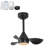 Albini 22" Contemporary Minimalist 6-Speed Metal Mobile-App/Remote-Controlled Dimmable Smart Integrated LED Ceiling Fan-422275073-422275085