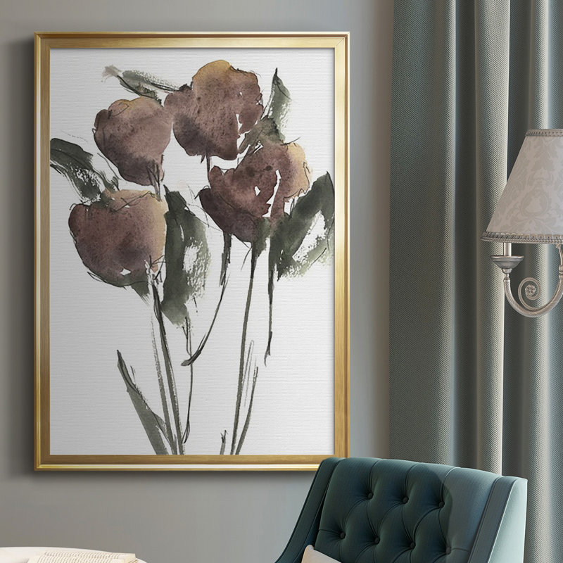 Growing Wild II - Picture Frame Print, Gold, 42.5" H x 30.5" W x 1" D