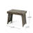 Grey Wood Side Table With Slat Fashion, Foldable, 21.98W X 13.84D 15.62H Foldable In Pizzazz,-585219861