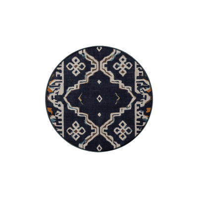 Machine Washable Gray Area Rug