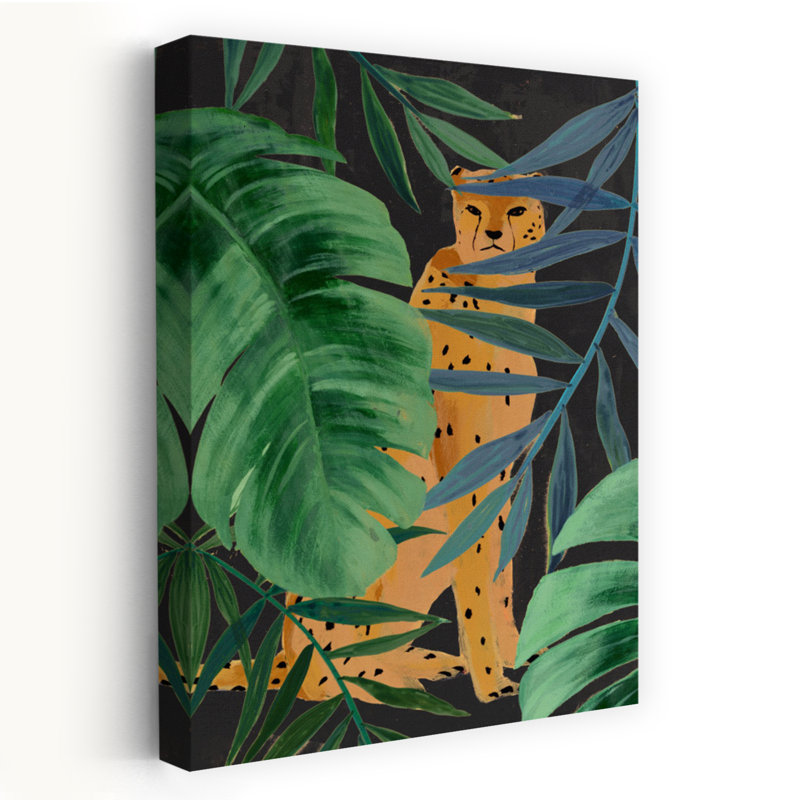 «You Can’T See Me», art animalier, illustration tropicale, H 24 po x l 16 po