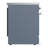 Majestic III Series 30 Inch Induction Range with 4 Induction Elements in Blue Grey (Chrome Trim)-124828614-124828612