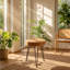Ensemble de 2 tables basses et d'appoint VEVOR en MDF, pieds en métal, dimensions : 87,5 cm (L) x 18 cm (P) x 88,5 cm (H).
