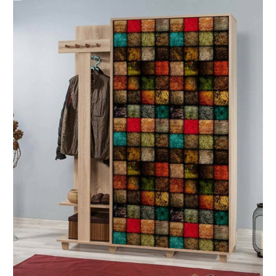 Silverview 135 cm W Hall Tree with Shoe Storage