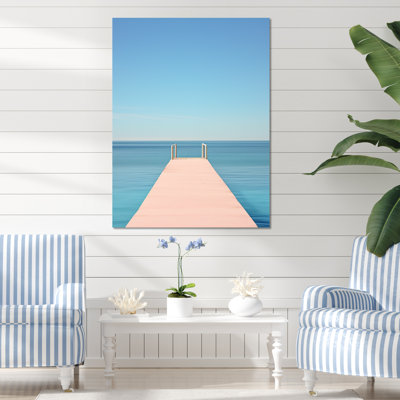 " Coastal Blue Pier Perspective I "