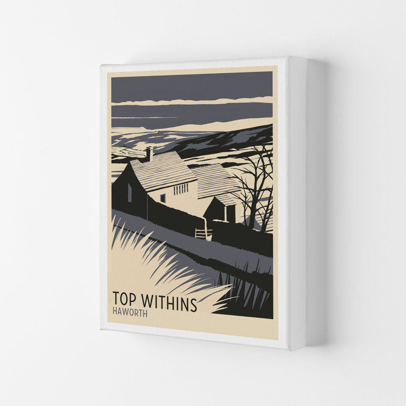 Top Withins Portrait by Richard O'Neill - Print, 29.7cm H x 21cm W x 4cm D, Wrapped Canvas