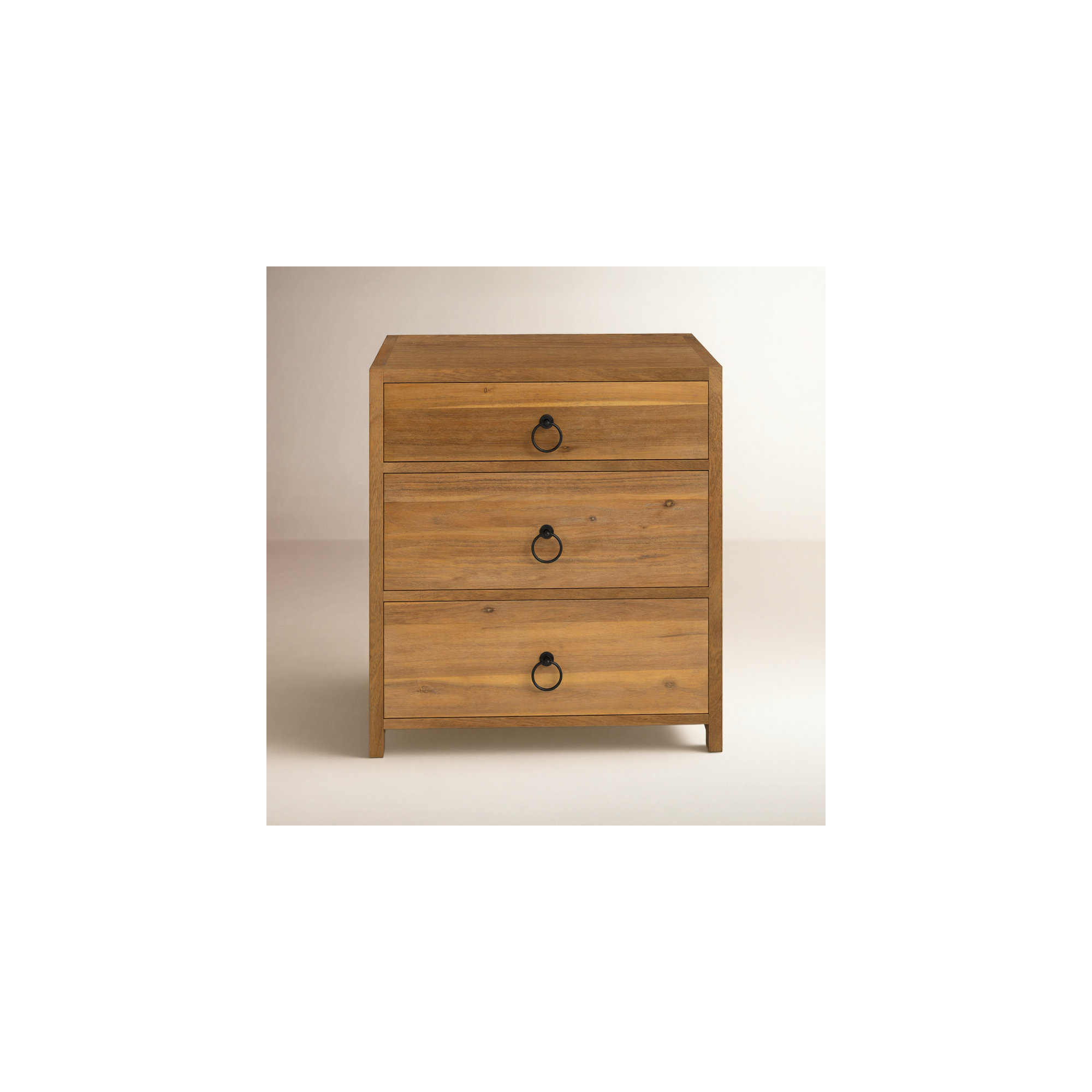 Elin 3 - Drawer 25" Nightstand, Natural