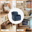 Chenille Power Recliner Chair With Wheels, Adjustable 90°-165° Reclining Sofa With Side Pocket, For Living Room Bedroom-534978464
