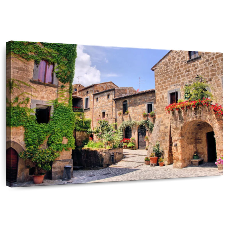 Ravi, pittoresque ville italienne, H 16 po x l 24 po