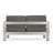 Hilary 56.69'' Wide Metal Loveseat with Cushions