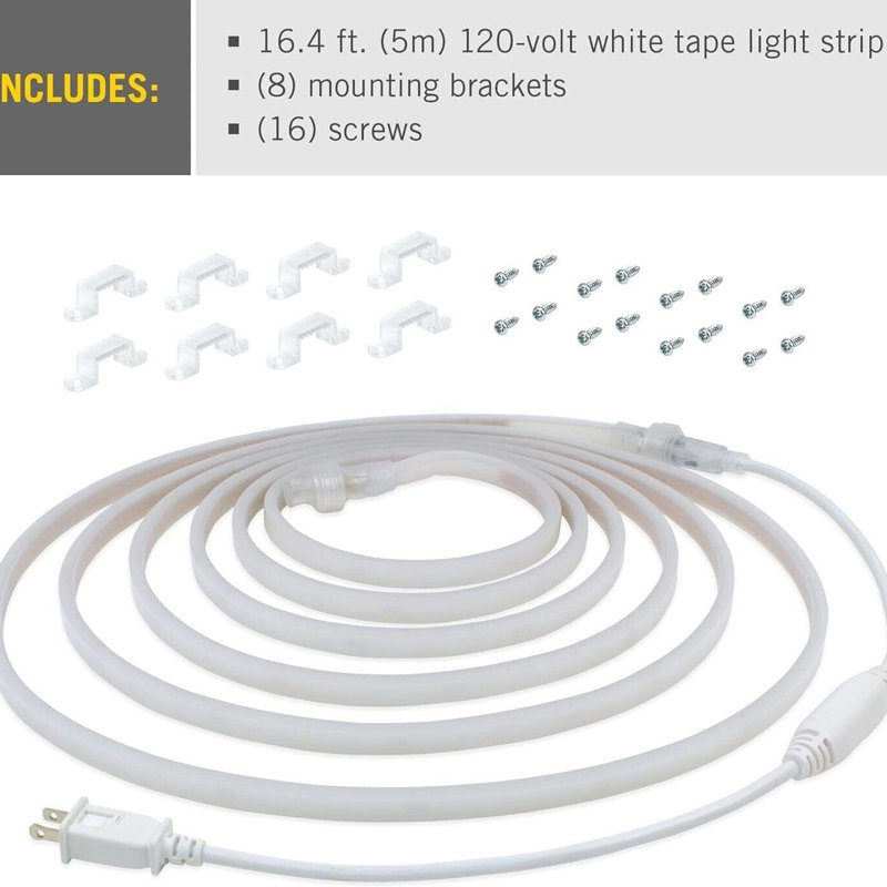 Outdoor 300 - Bulb 198'' Plug-In LED Rope String Light
