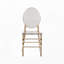 Ensemble de 2 chaises empilables en acrylique Ambre-134966093
