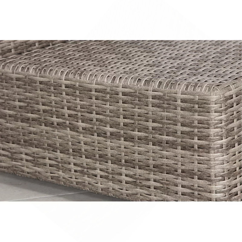 Stylish Fully Assembled 4-Person Wicker Sofa Seating Group With Plush Cushions – Perfect For Outdoor Gatherings