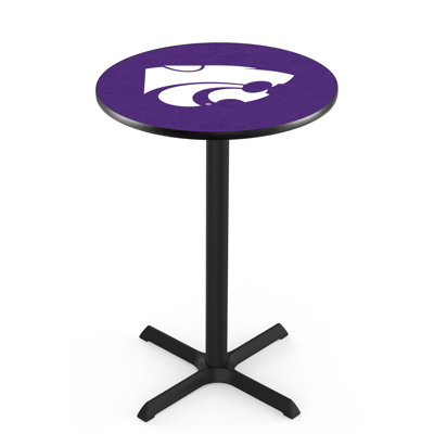 NCAA Round Metal Base Dining Table