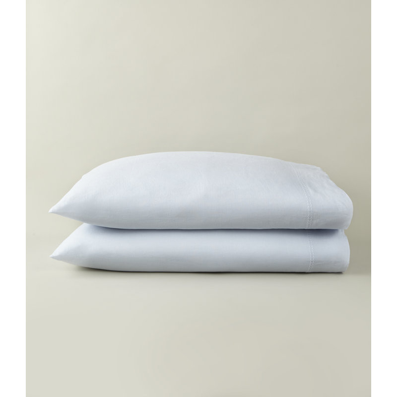 Linen Pillowcase, Queen Pillowcase, Sky