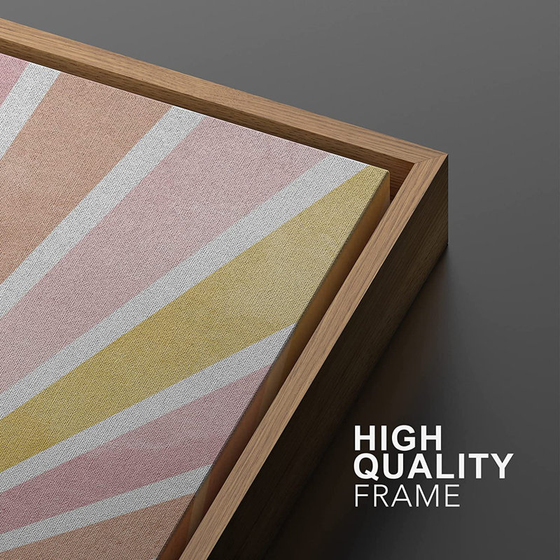 «Bright Preppy Animals Sunlight Over Tropical Jungle Cheetah Cat Nature», ensemble de 2 impressions encadrées sur toile