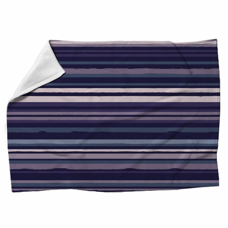 Machine Printed Throw Blanket, 51"W x 60" L