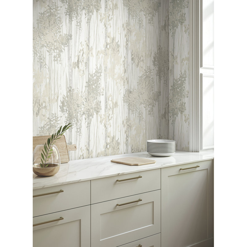 Papier peint Aspen Grove, Gris