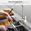 Robinet de cuisine à poignée simple-70786896