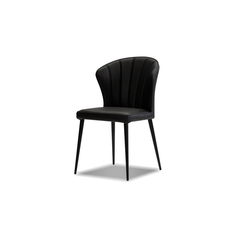 Chaise d'appoint Ariel, Noir, noir, noir, noir