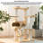 Simple Style Solid Wood Cat Tree