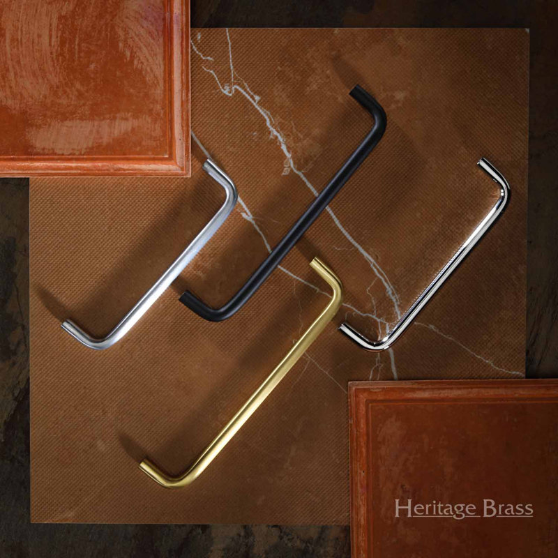 Heritage Brass Heritage Cabinet Pull Wire Design, Satin Nickel, 16cm L x  0.8cm W
