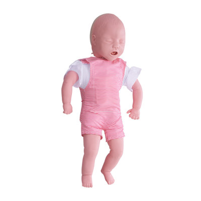 Infant CPR Training Manikin for Heimlich Maneuver and Cardiopulmonary Resuscitation Practice - Professional Airway Obstruction Model for Education