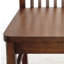 Chaise d'appoint à dossier en lattes de bois massif Centerville