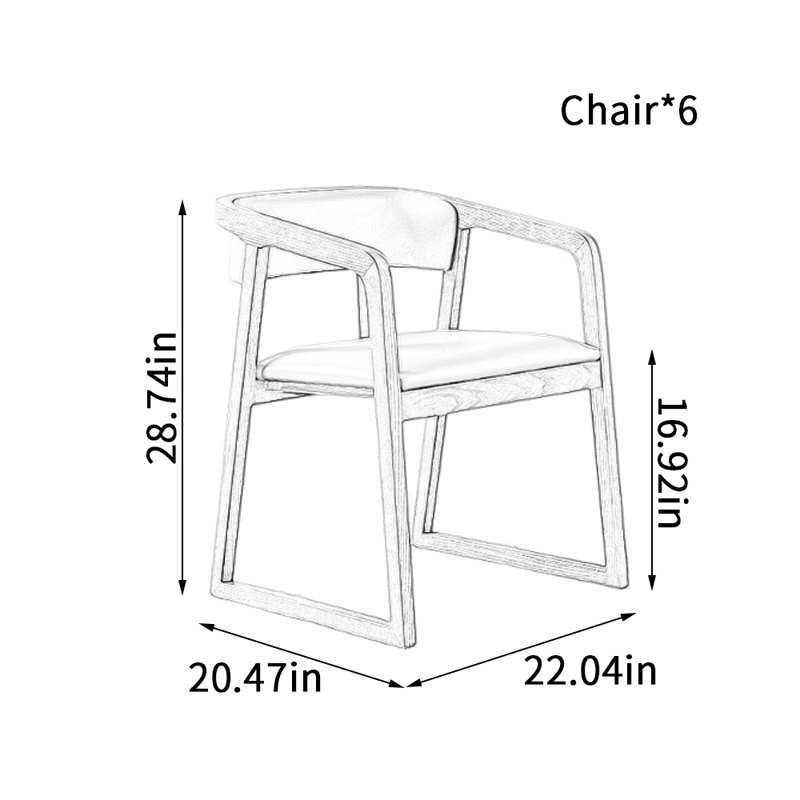 Chaises avec accoudoirs de haute qualité en éponge brun gris