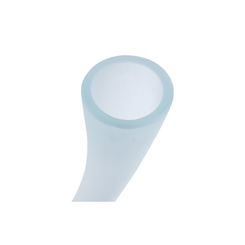 Frosted Corkscrew Floor Vase