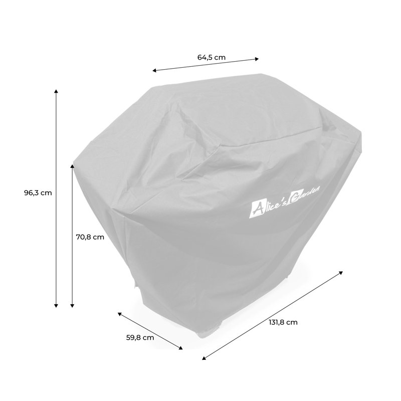 Sweeek 131.8cm W x 59.8cm D Grill Cover