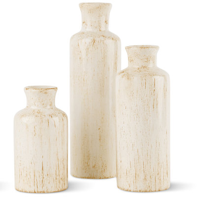 Rustic Luxe 3 Piece Vases