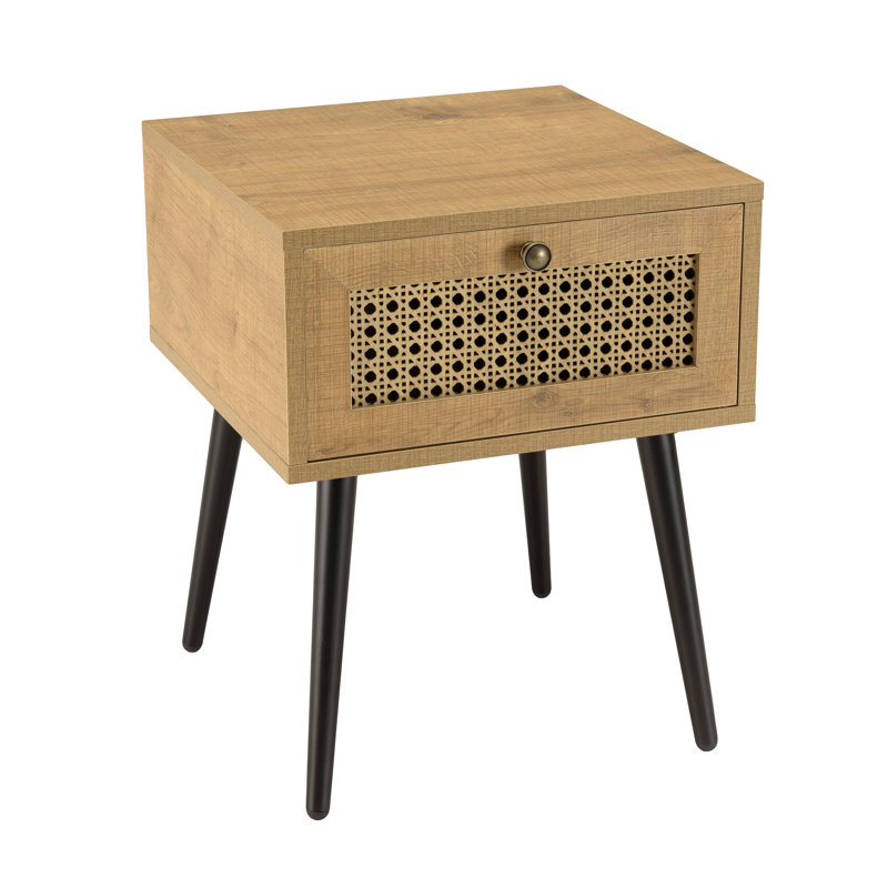 Carncoagh 40cm W Manufactured Wood Bedside Table