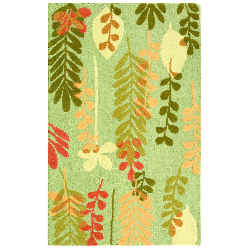 Berkley Hand Hooked Thick Wool Pile Rug, Rectangle 2'6" x 4'
