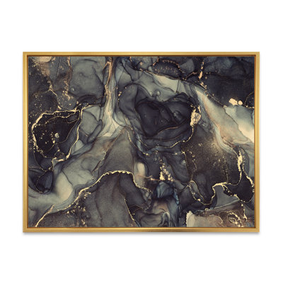 «Black Gold Infusion», reproduction d'art sur toile