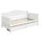 Twin Wooden Daybed with 2 Storage Drawers – Sofa Bed for Bedroom & Living Room, No Box Spring Needed,White-118474851