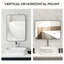 Metal Rectangle Mirror