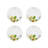 Amazōnia Piece Porcelain China Dinnerware Set - Service for 4