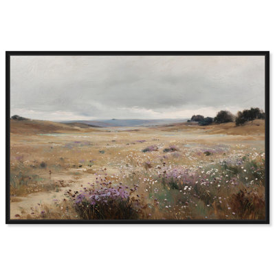 Wild Thistle Farmhouse Art Canvas Print by Art Remedy