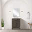 Meuble-lavabo simple avec plateau en acrylique