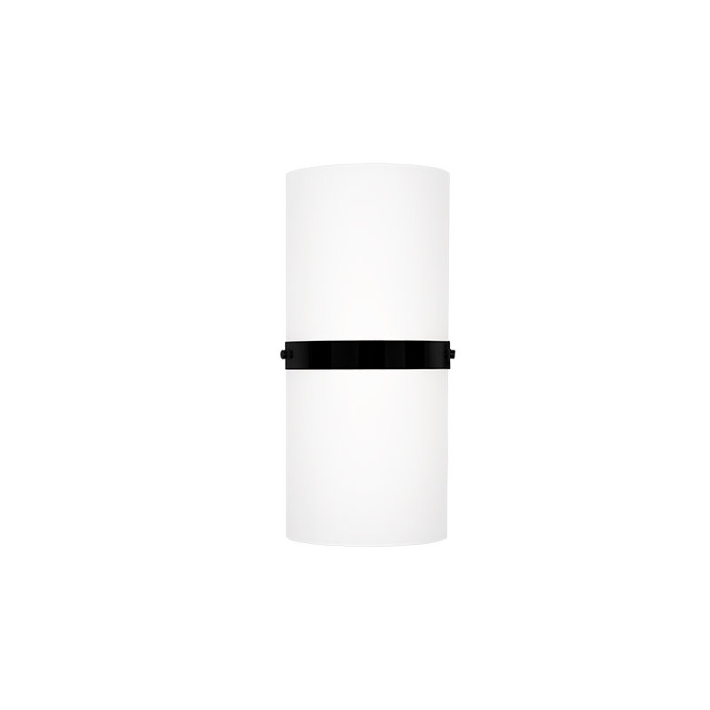 Harrow 1 - Light Flush Mounted Sconce, Black