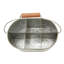 Stainless Steel Oval Cutlery Tray