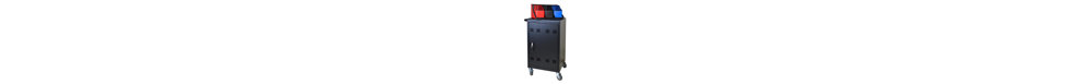 Laptop/Tablet Storage Charging Cart with Wheels