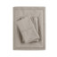 Ensemble de draps 4 pièces 100% coton percale ivoire 200 fils Percale-28618195-28618197