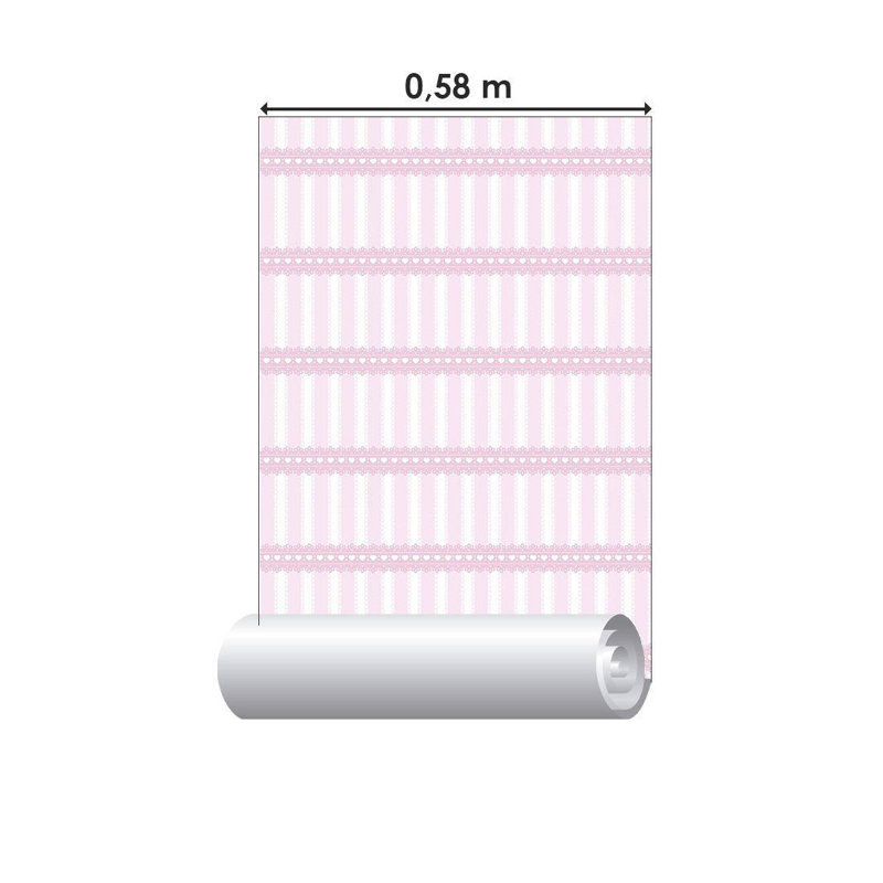 Rouleau de papier peint adhésif Hiko, L 126 po x l 24 po