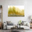 Soleil doré, prairie traditionnelle vibrante, paysage abstrait, art mural-2113104163