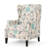Modern Fabric Wingback Armchair
