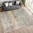 Machine Washable Indoor/Outdoor Kesler ACN2388 Stripes Rug-770433503