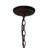 Diane 3 - Light Mahogany Bronze Unique/Statement Pendant