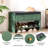 4 Pair Upholstered Shoe Storage Bench-116304481